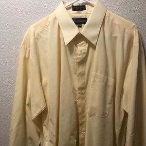 Milano Yellow LS Dress Shirt - XL